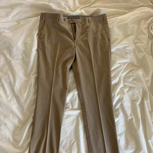 NWOT Peter Millar Cotton Silk Perfect Poplin Pant 36"W Unhemmed